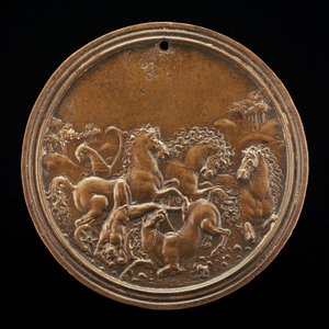 Tod des Hippolytus, spätes 15. - frühes 16. Jahrhundert