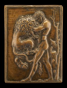 Stehender Herkules mit dem Nemeischen Löwen, ca. 1488-1489