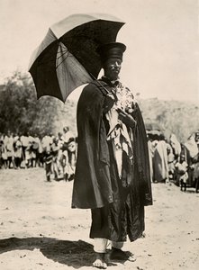 „Ein Imperium aufbauen“ im faschistischen Zeitalter: ein abessinischer Priester, 09/05/1936