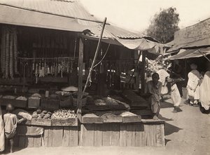 „Ein Imperium aufbauen“ im faschistischen Zeitalter: einheimisches Geschäft in Cheren, 09.05.1936 von Modestino Baldinetti
