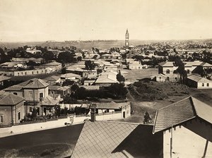 „Ein Imperium aufbauen“ im faschistischen Zeitalter: Blick auf Asmara, 09.05.1936 von Modestino Baldinetti