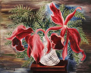 Orchideen von Moise Kisling