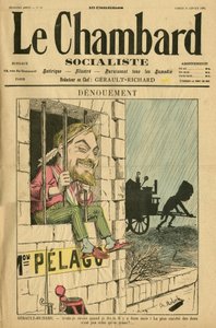 Illustration von Moloch (1849-1909) für das Cover von Le Chambard socialiste, Nr. 59 von Moloch