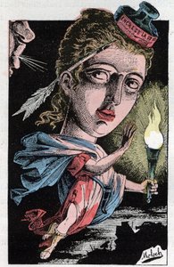 Allegorie der Presse im 19. Jahrhundert von Moloch