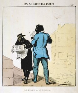 Le Monde und Le Rappel, 1871