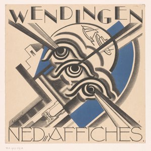 Umschlagentwurf für: Wendingen, 1931