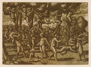 Putti spielen nach Raphael, 1544 von Monogrammist NDB