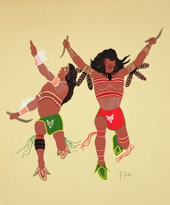 Kiowa-Krieger von Monroe Tsatoke