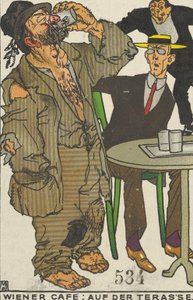 Wiener Café: Auf der Terrasse, 1911