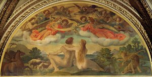 Lunette im Foyer der Wiener Staatsoper: Die Schöpfung von Joseph Haydn