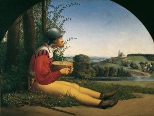 Das Brot schneiden von Moritz Ludwig von Schwind