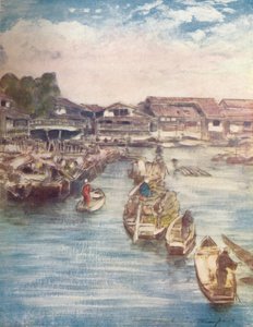 Das Venedig Japans, ca. 1887, 1901 von Mortimer L Menpes