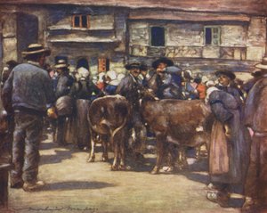Ein Viehmarkt