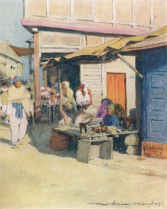 Eine Straßenecke, Peshawur, 1905