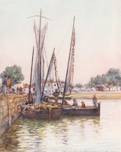 Fischerboote, Concarneau von Mortimer Ludington Menpes
