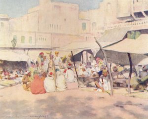 Auf dem Marktplatz, Jeypore, 1905