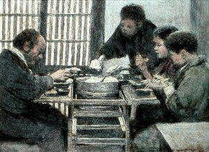 Japanisches Abendessen von Mortimer Ludington Menpes