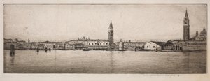 Das Becken von St. Markus, Venedig von Mortimer Menpes