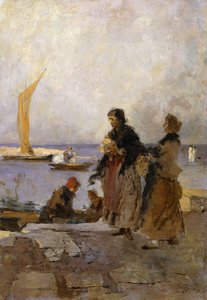 Am Kai von Chioggia; Sul molo di Chioggia