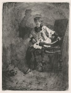 Sitzender Akolyth