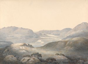 Barmouth Bay, die Mündung der Flüsse Mowddach und Gwinion von Moses Griffith
