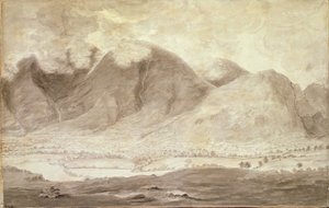 Panoramablick auf Derwentwater und das Tal von Keswick (Detail)