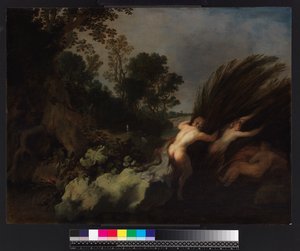 Waldlandschaft mit Pan und Syrinx, vor 1648