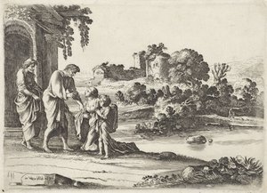 Die Vertreibung Hagars (Die Geschichte von Hagar) von Moyses van Wtenbrouck