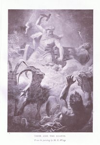 Thor und die Riesen von Mårten Eskil Winge