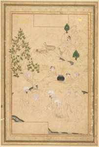 Picknick in den Bergen, Einzelillustration von Muhammadi
