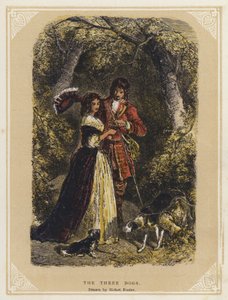 Die drei Hunde von Myles Birket (after) Foster