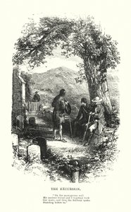 William Wordsworth: The Excursion (Gravur) von Myles Birket (after) Foster