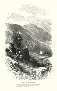 William Wordsworth: The Excursion (Gravur) von Myles Birket (after) Foster