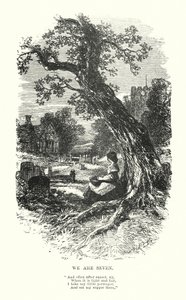 William Wordsworth: Wir sind sieben (Gravur) von Myles Birket (after) Foster