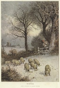 Winter von Myles Birket Foster