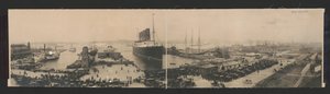 Die Lusitania am Ende der Rekordfahrt