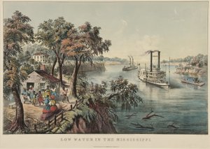 Niedrigwasser im Mississippi, 1868