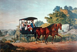Leben auf dem Land: Der Morgenausritt von Currier and Ives