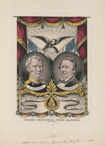 Grand National Whig Banner, ca. 1848 von Currier and Ives