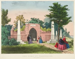 Das Grab von Washington, Mount Vernon, Virginia