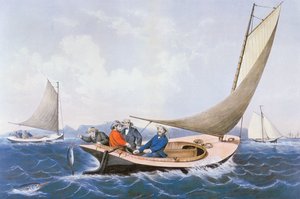 Angeln auf Blauflossen vor der Küste von Maine
