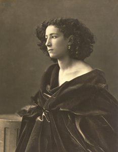 Sarah Bernhardt (1844-1924) französische Schauspielerin, Foto von Gaspard-Felix Tournachon alias Nadar von Nadar