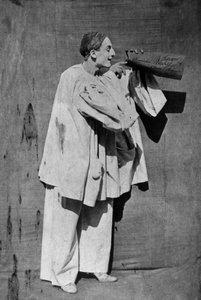 Mime Debureau: Pierrot, Foto von Gaspard Felix Tournachon alias Nadar und Adrien Tournachon alias Nadar der Jüngere