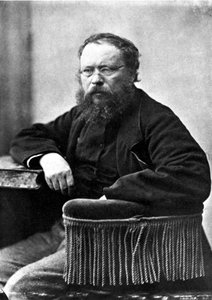 Pierre Joseph Proudhon (1809-1865) französischer Sozialist und politischer Theoretiker, Foto von Gaspard Felix Tournachon alias Felix Nadar (1820-1910) 1865