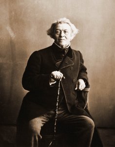 Porträt von Camille Corot, Maler 1796-1875 (Foto) von Nadar