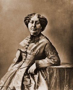Porträt von George Sand (Aurore Dupin, Baronne Dudevant) (1804-1876), Romanautorin (Foto)