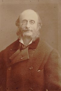 Porträt von Jacques Offenbach, 1819-1880, 1870 von Nadar