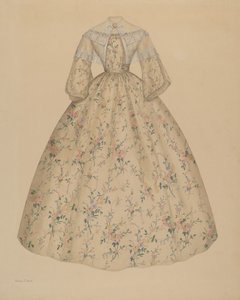 Kleid mit Cape-Kragen