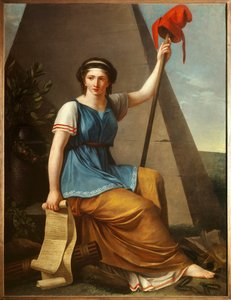 Die Freiheit. Allegorie der Freiheit als Frau mit phrygischer Mütze