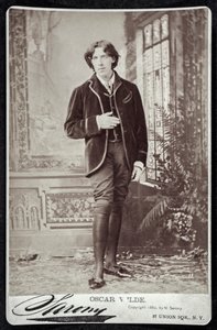 Oscar Wilde in Amerika im Jahr 1882 (Druck) von Napoleon (after) Sarony